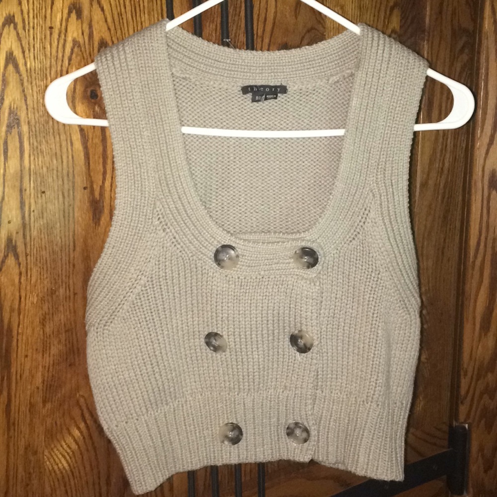 Theory Crop Sweater